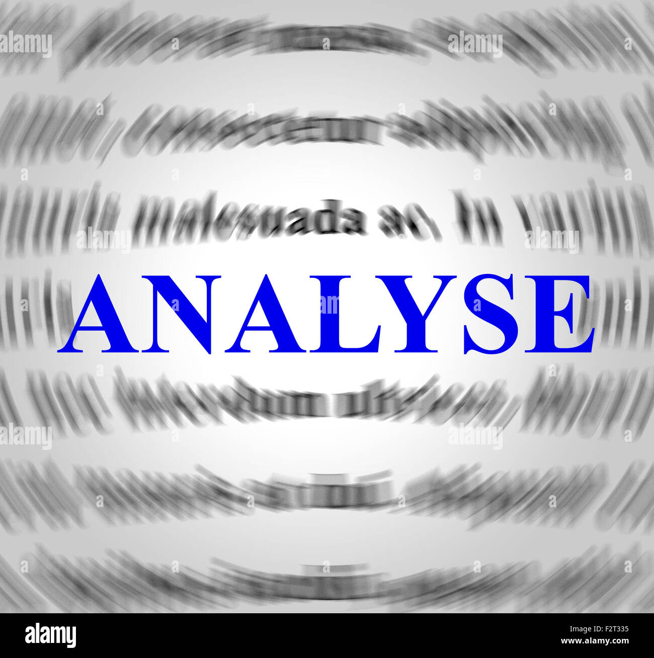 Analyse Definition Indicating Data Analytics And Meaning Stock Photo