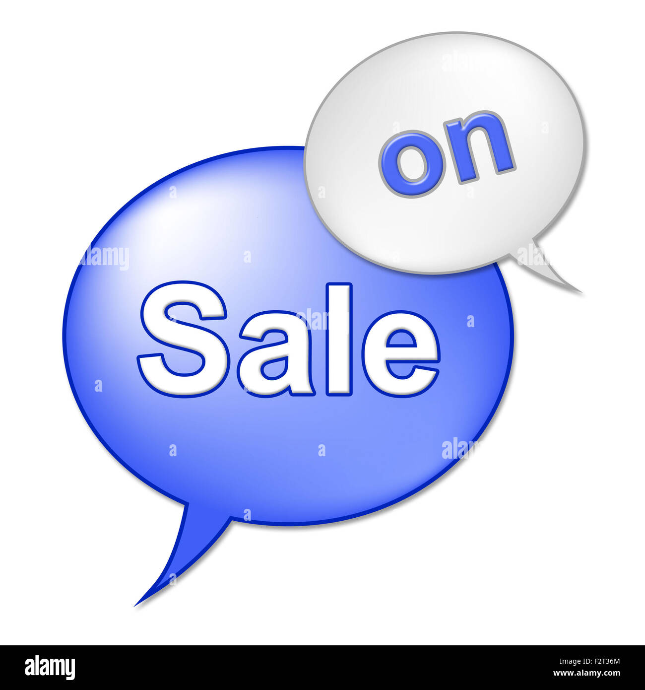 Sale On Sign Showing At The Moment And At This Time Stock Photo