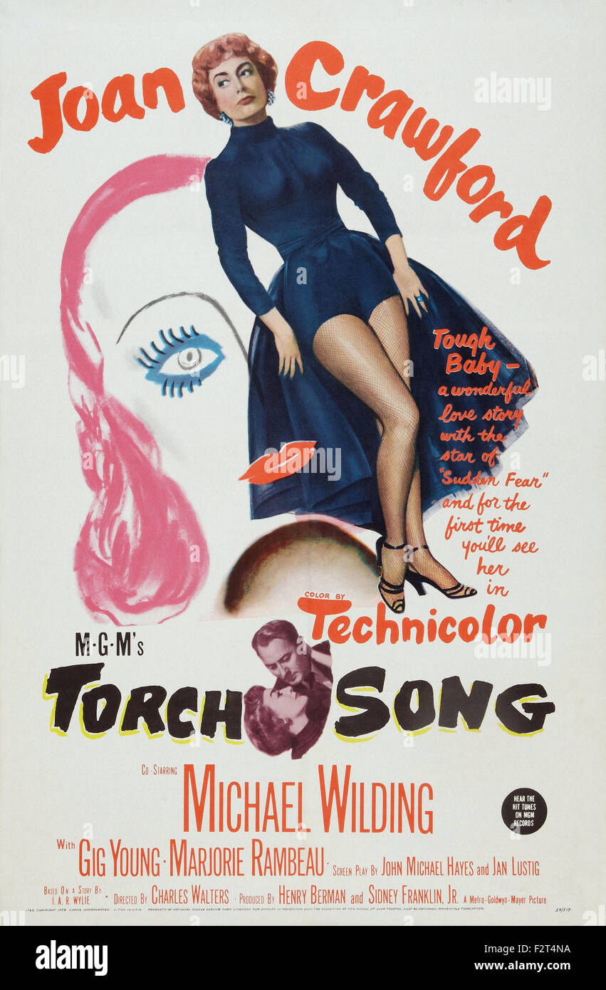 Torch Song Movie Poster Stock Photo Alamy