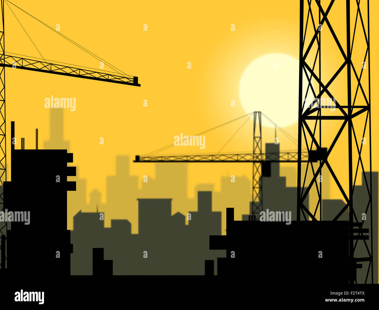 Building Plot Meaning City Construction And Home Stock Photo Alamy