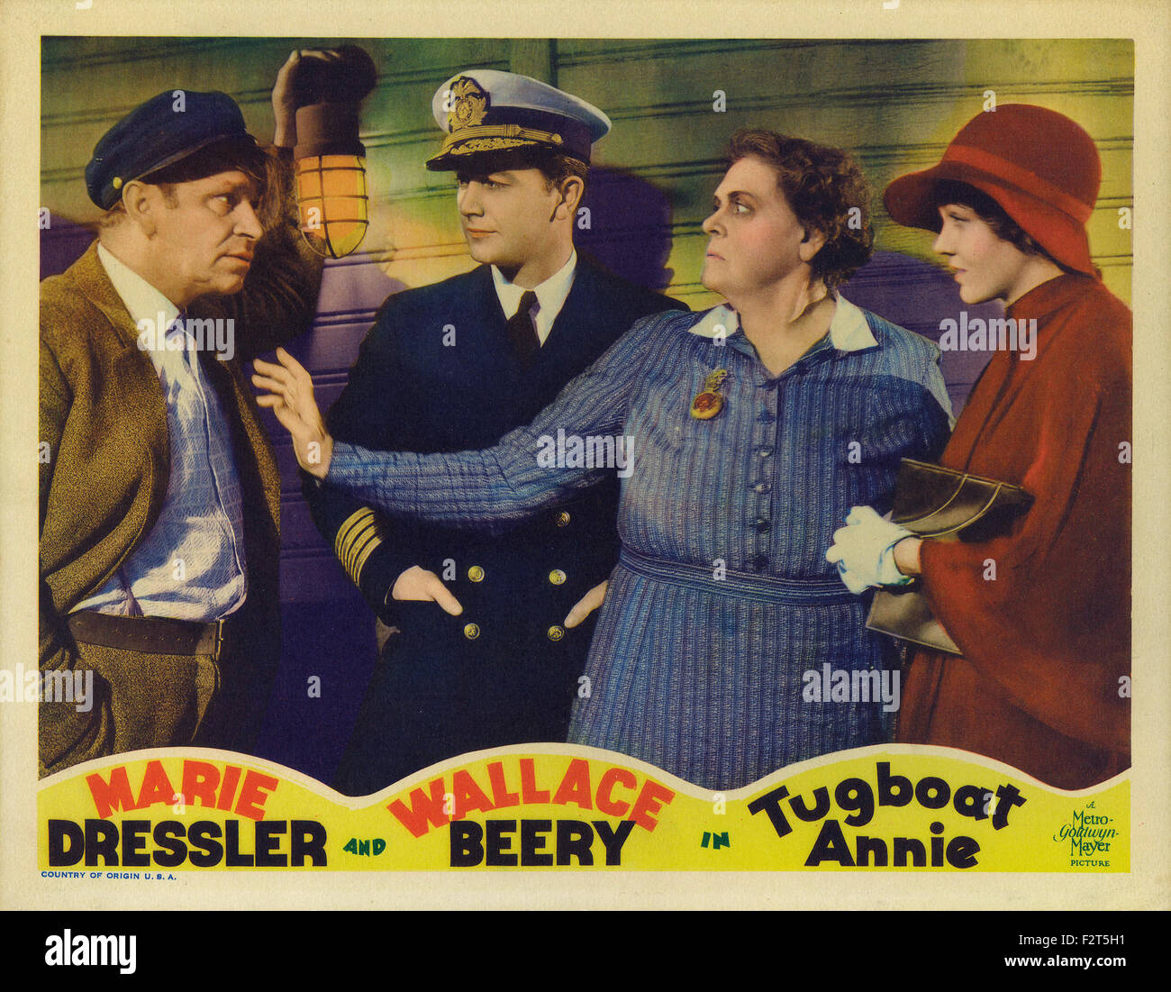 Tugboat Annie Movie Poster Stock Photo Alamy