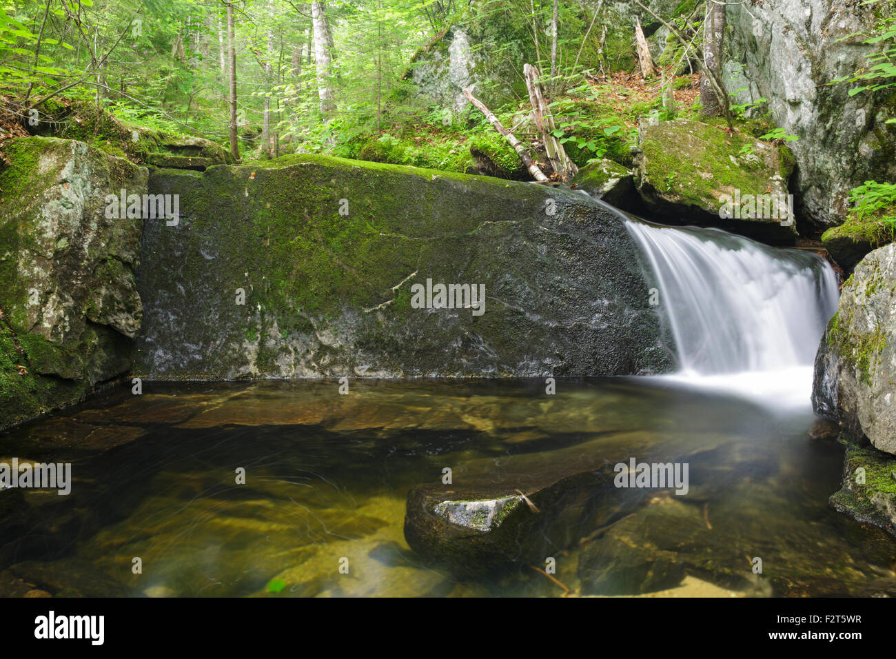 Bearcamp River in Sandwich Notch in Sandwich, New Hampshire USA during