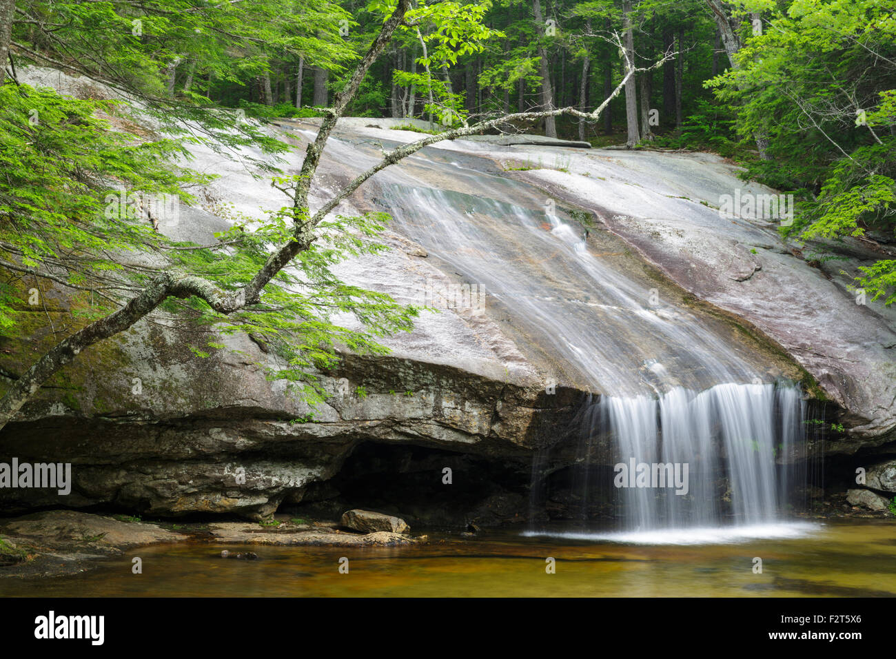 Beede Falls on Bearcamp River in Sandwich Notch in Sandwich, New