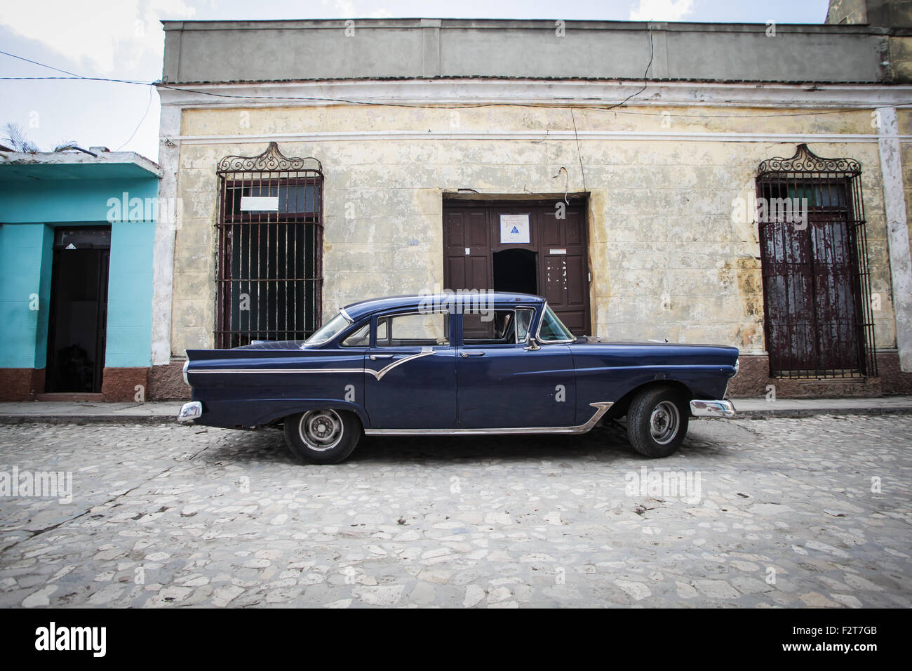 Classic Car Trinidad, Cuba Stock Photo Alamy