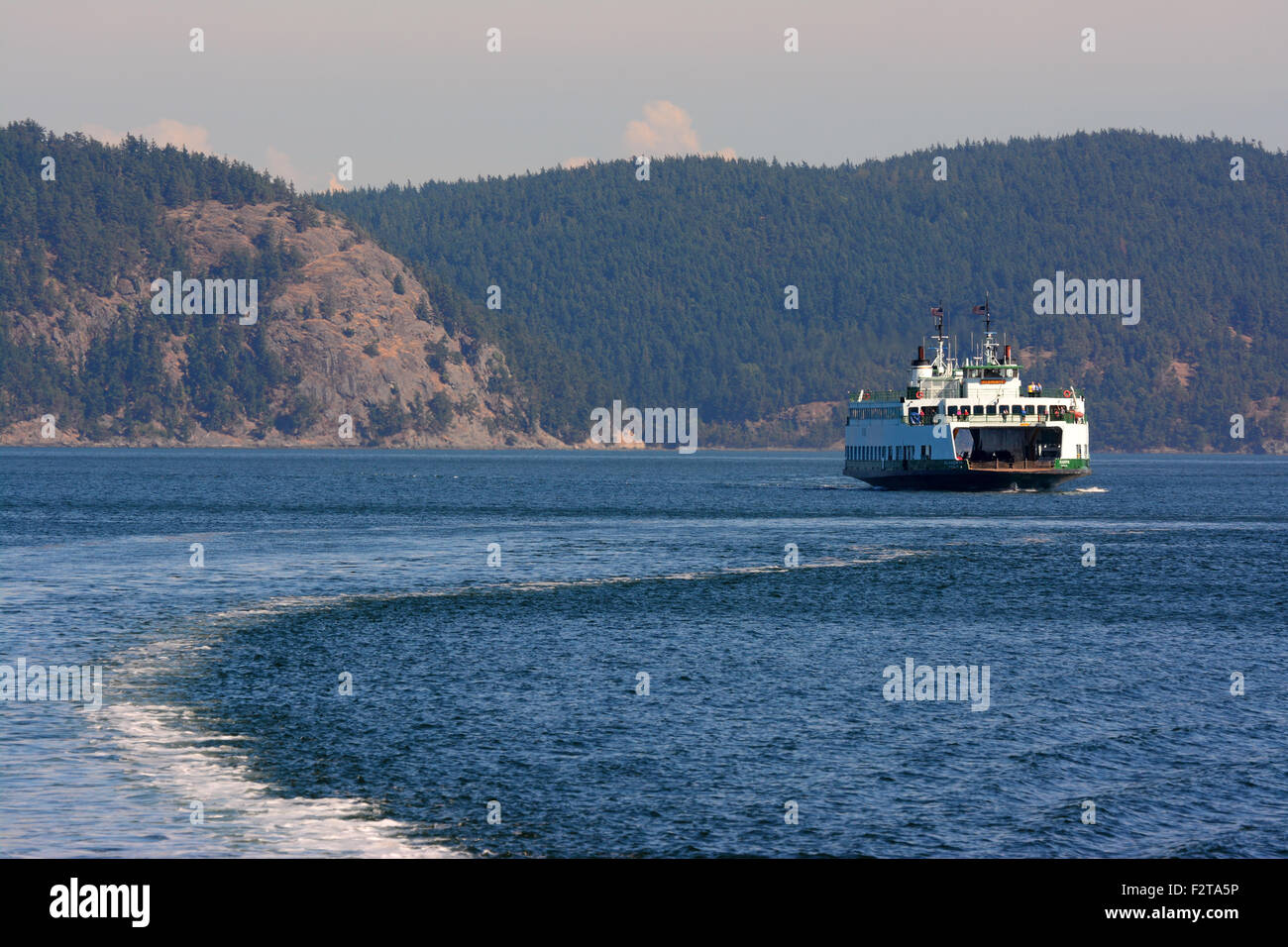 Ferry, San Juan islands Stock Photo