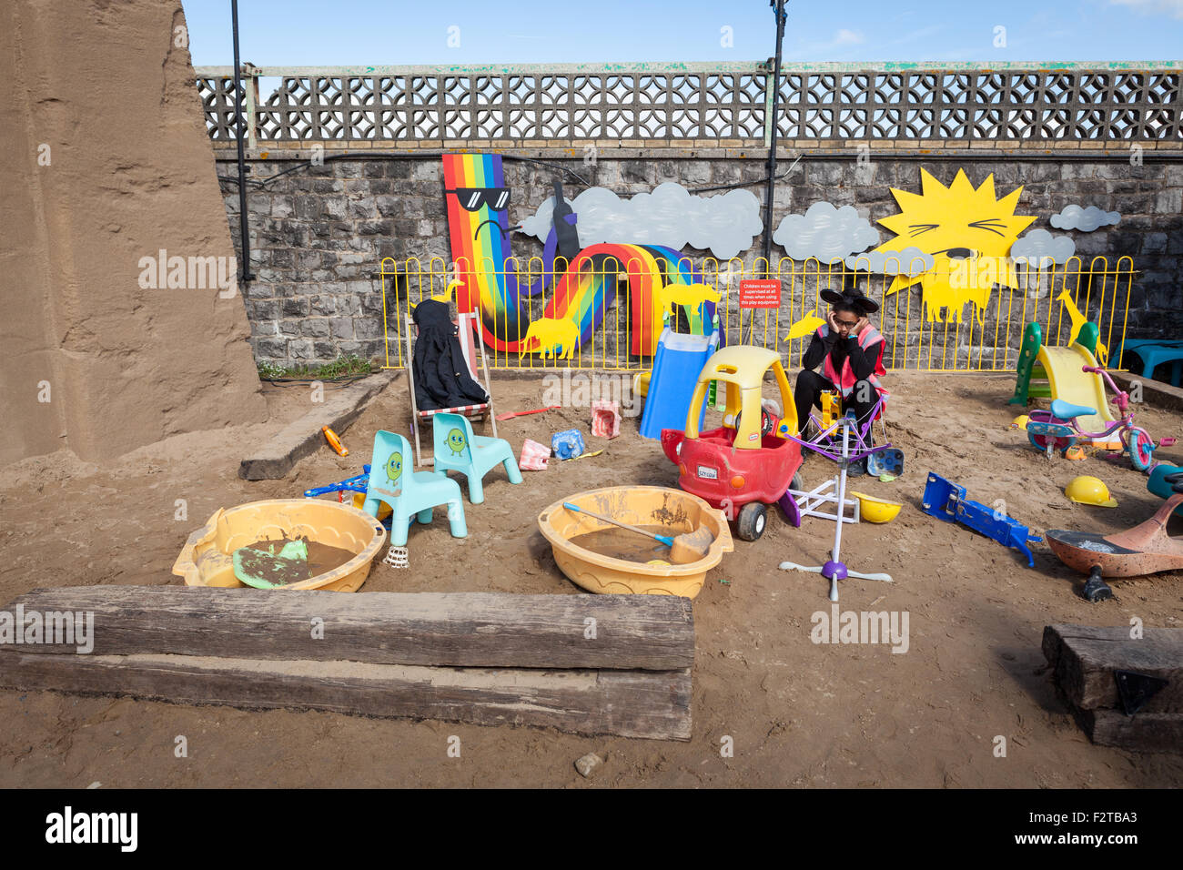 Dismaland Bemusement Park. WestonsuperMare Stock Photo Alamy