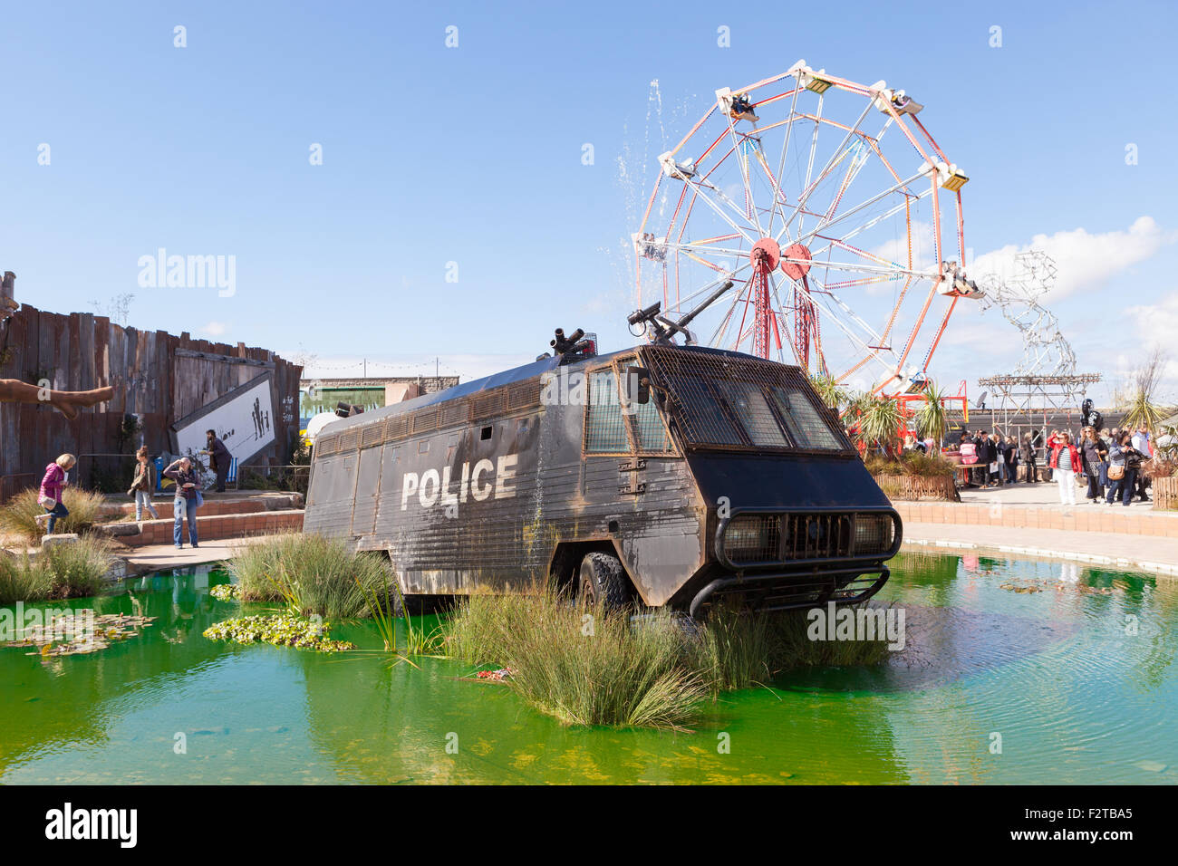 Dismaland Bemusement Park. WestonsuperMare Stock Photo Alamy