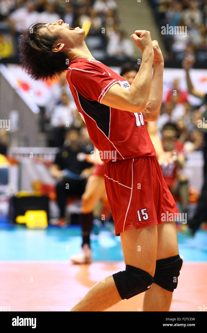 Tokyo Japan 23rd Sep 2015 Masahiro Yanagida Jpn Volleyball Fivb Mens World Cup 2015 4728