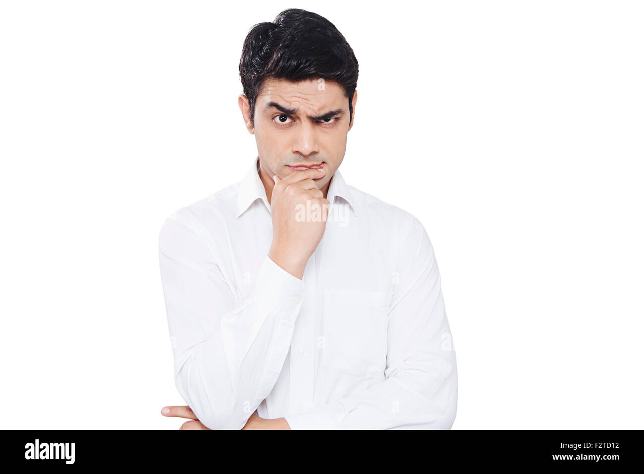 1 indian Adult Man pose Stock Photo