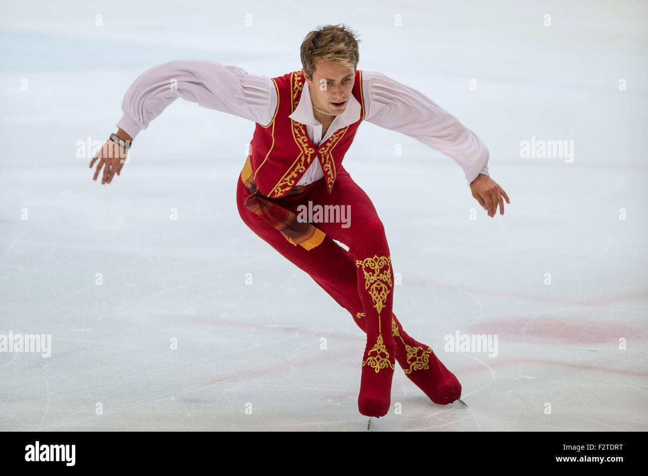 Michal Brezina (CZE), SEPTEMBER 20, 2015 - Figure Skating : ISU Lombardia Trophy 2015 Senior Men's Free Skating at Palasesto in Sesto San Giovanni, Milan, Italy (Photo by Enrico Calderoni/AFLO SPORT) Stock Photo