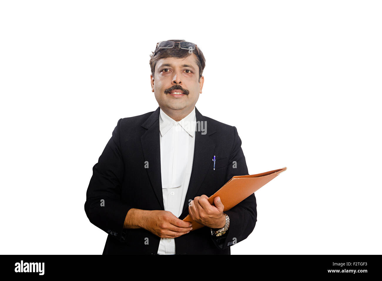 1 indian Adult Man Lawyer standing Stock Photo Alamy