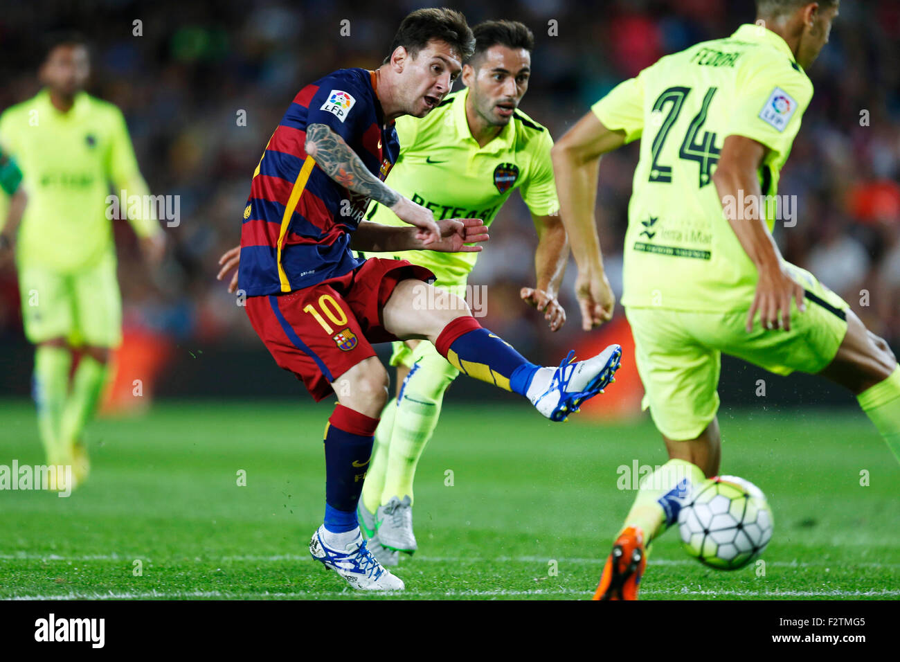 Lionel Messi (Barcelona), SEPTEMBER 20 2015 - Football/Soccer : Spanish