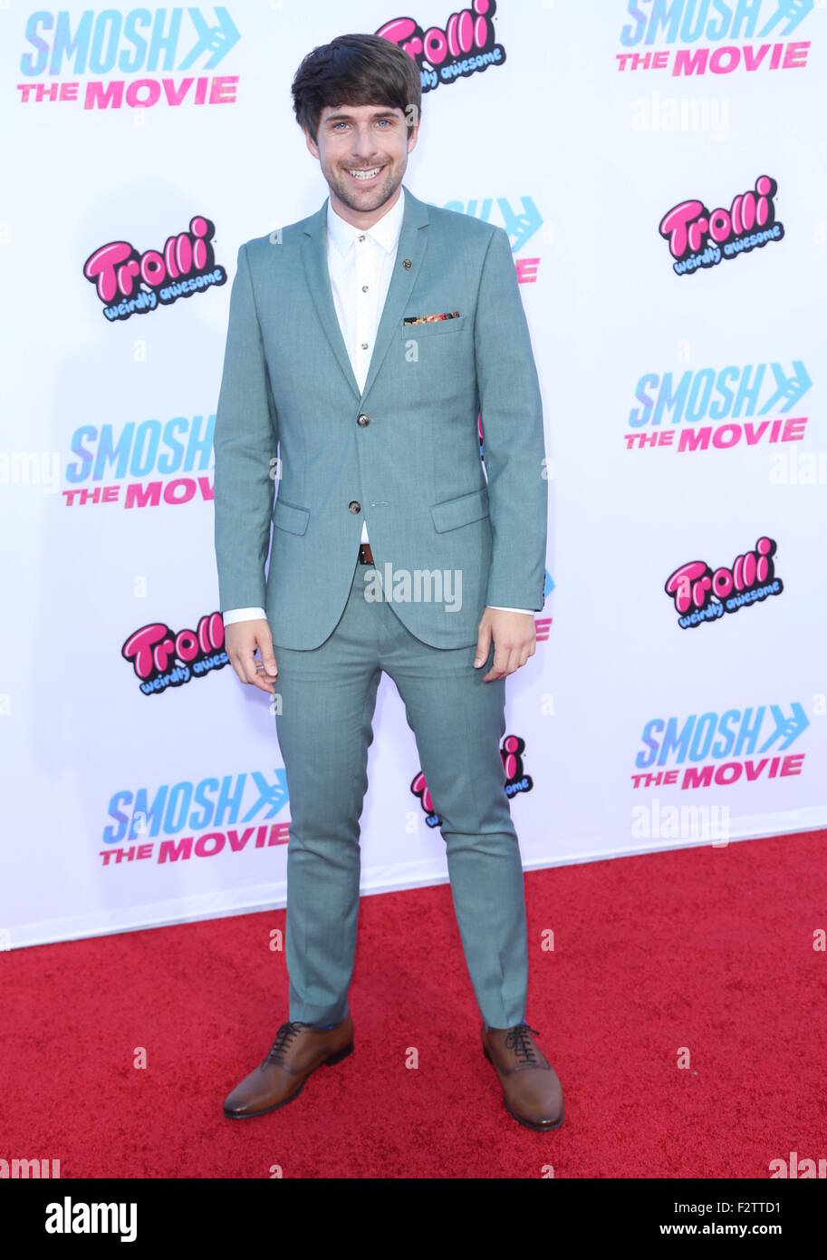 'Smosh: The Movie' premiere at Westwood Village Theater - Arrivals  Featuring: Ian Hecox Where: Los Angeles, California, United States When: 22 Jul 2015 Stock Photo