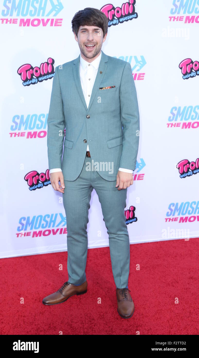 'Smosh: The Movie' premiere at Westwood Village Theater - Arrivals  Featuring: Ian Hecox Where: Los Angeles, California, United States When: 22 Jul 2015 Stock Photo
