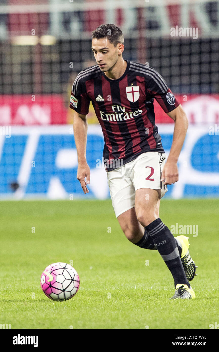 Milan, Italy. 19th Sep, 2015. Mattia De Sciglio (Milan) Football/Soccer ...