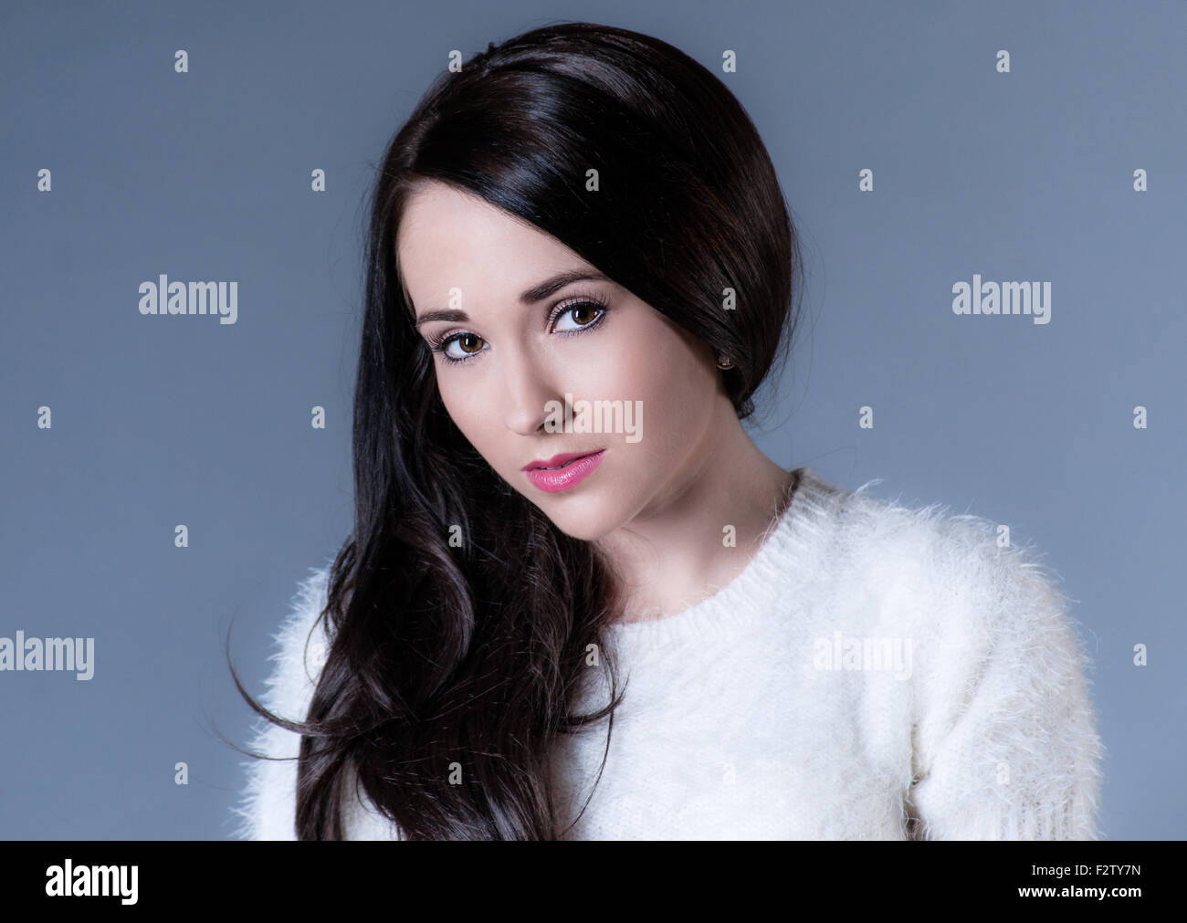 Attractive white haired woman in hi-res stock photography and images ...