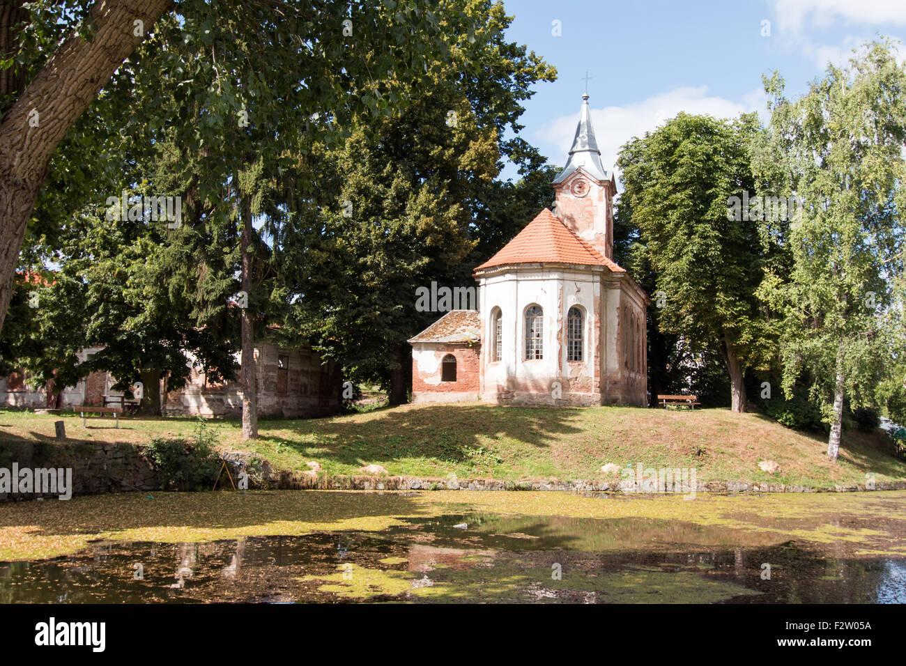 Church of the Exaltation of the Holy Cross Stock Photo