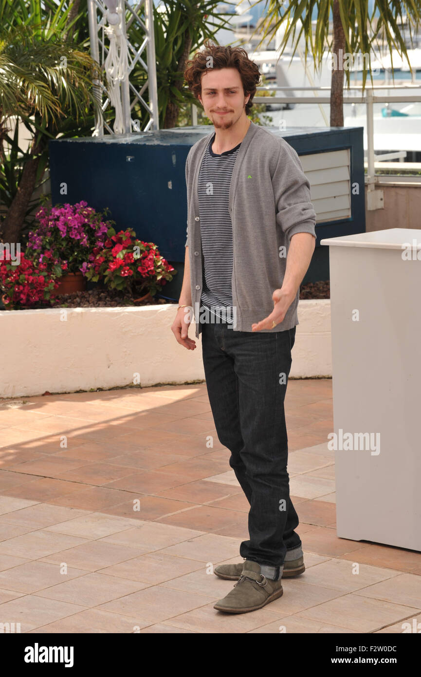 CANNES, FRANCE - MAY 14, 2010: Aaron Johnson at the photocall for his new movie 'Chatroom' at the 63rd Festival de Cannes. Stock Photo