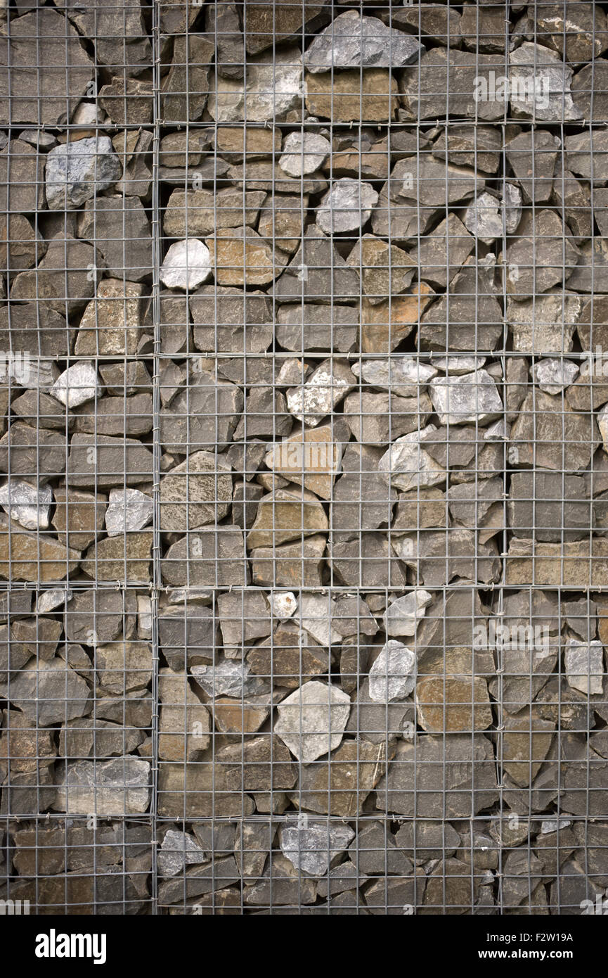 Stone gabions Stock Photo 87830998 Alamy