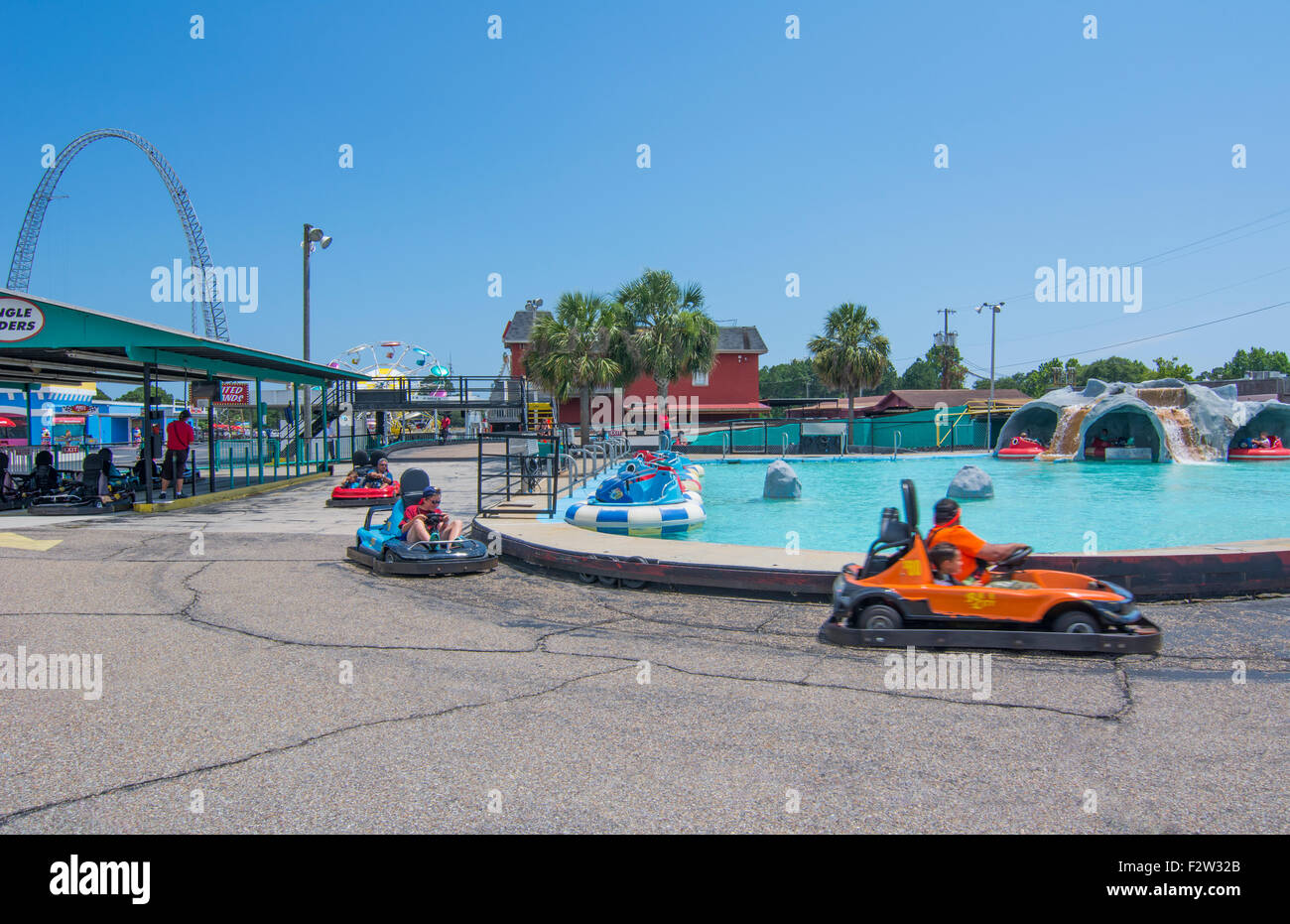 Panama City Beach Florida Attraction Called Race City Go Kart Cars