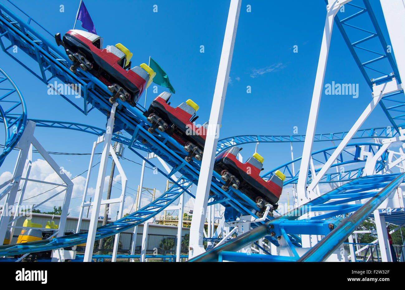 Panama City Beach Florida attraction called RACE CITY roller coaster