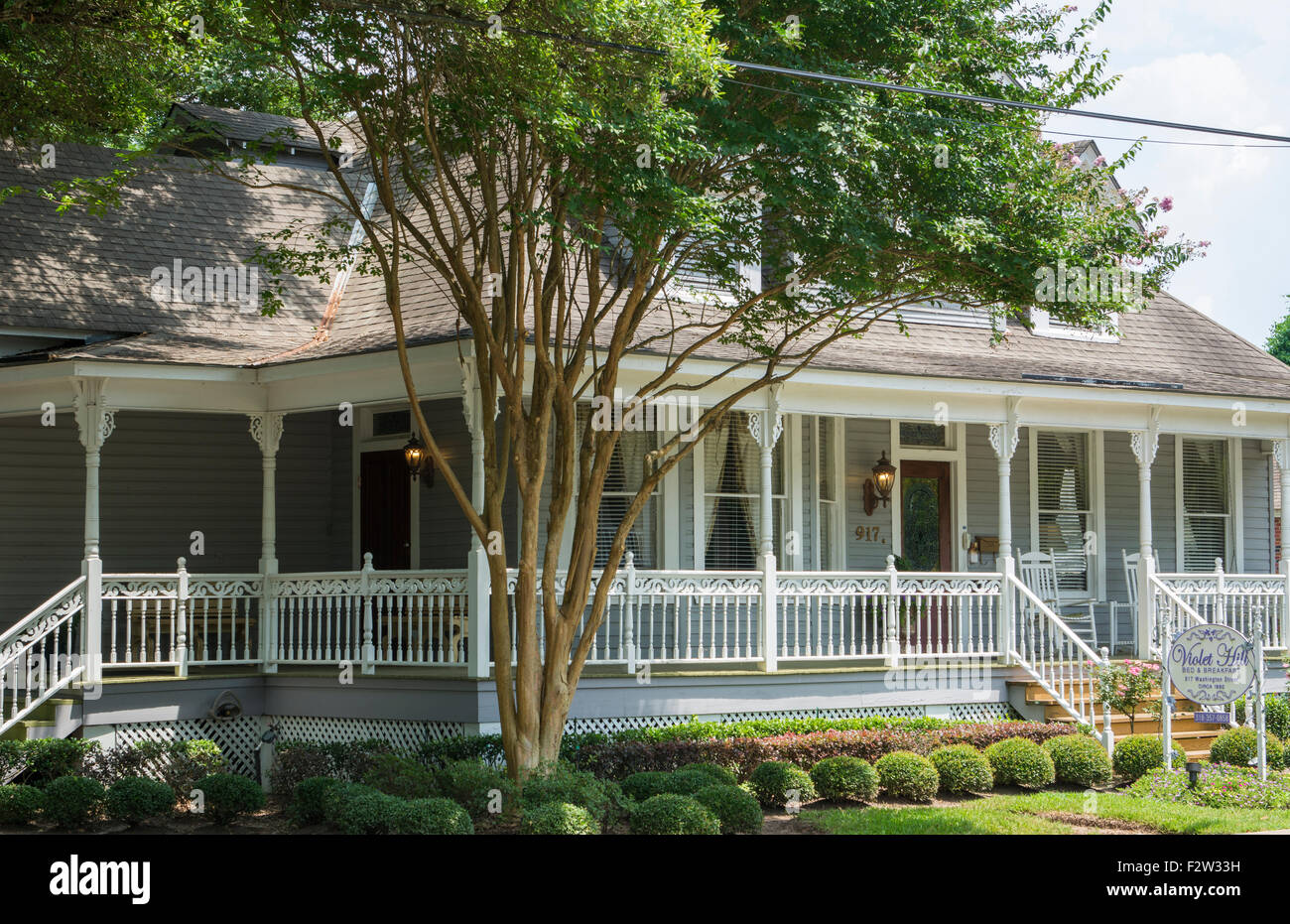 Natchitoches Louisiana Victorian home now B&B called Violet Hill
