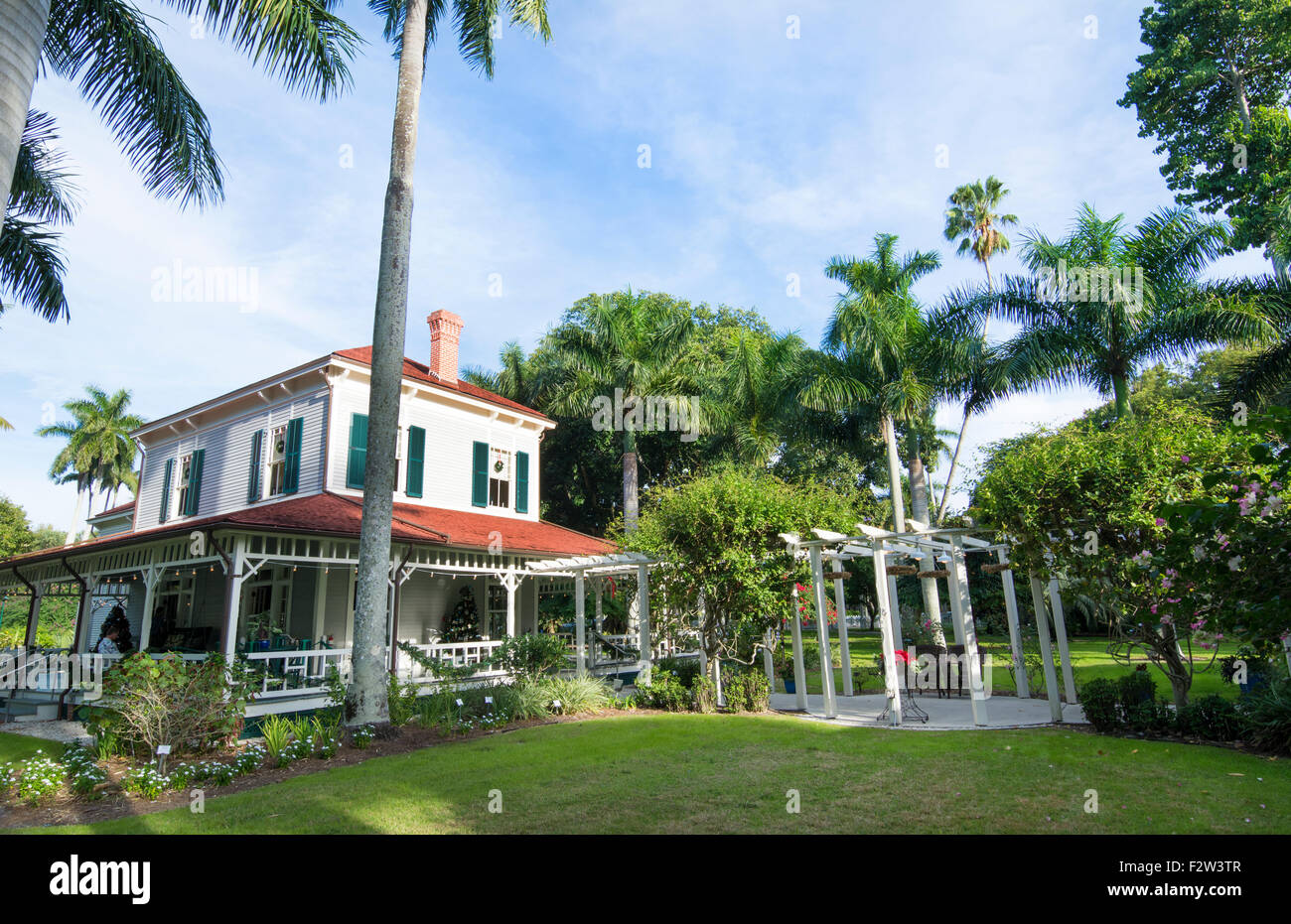 Thomas Edison inventor home and museum in Ft Myers Florida exterior of ...