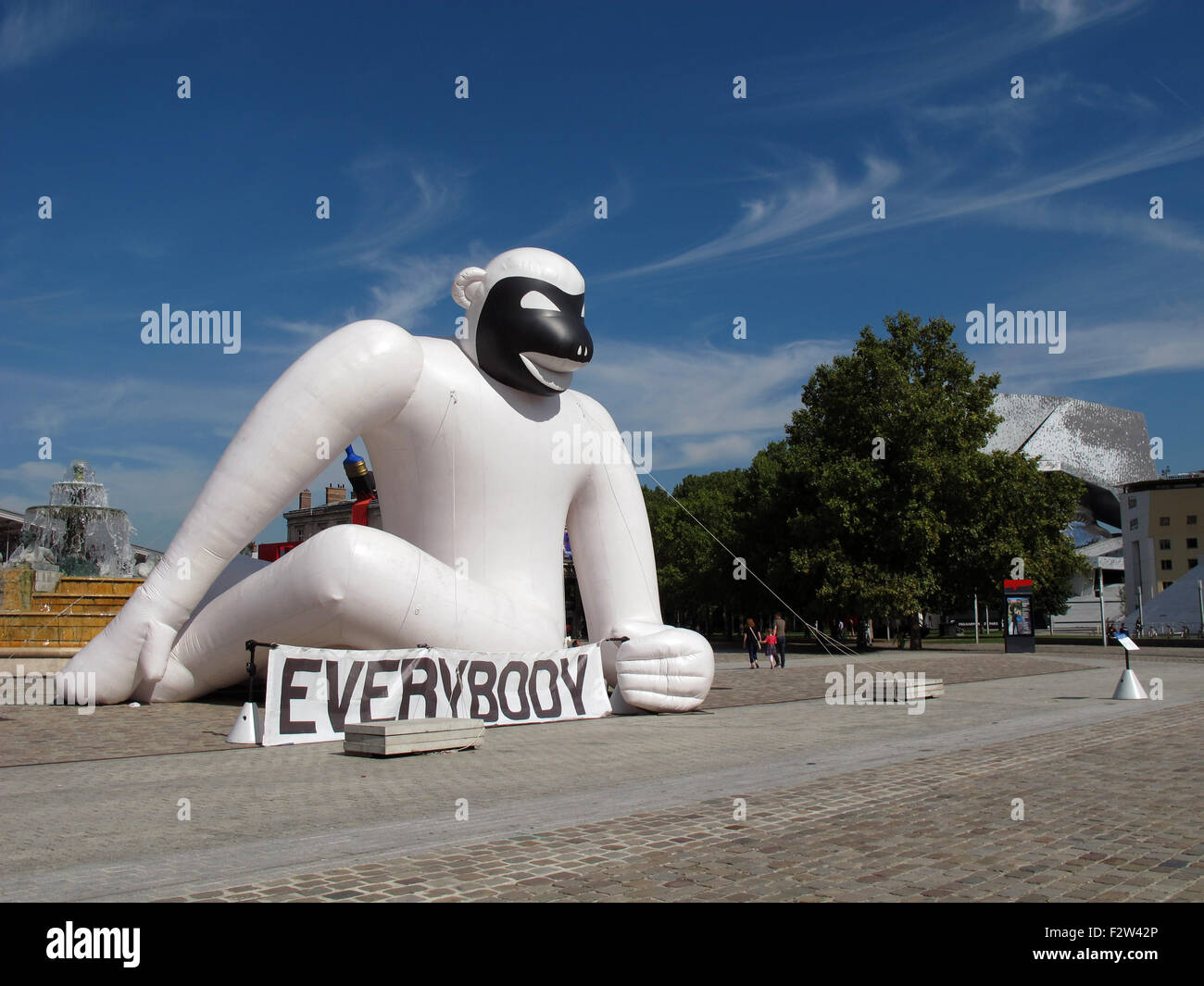 Everybody-2007,Everybody always thinks they are by Stefan Sagmeister-USA,right,L'Air des Geants,The Giants Air,exhibition,Paris Stock Photo