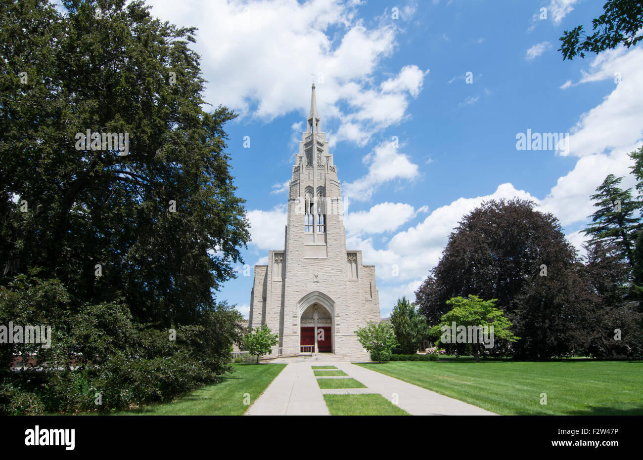 Rochester New York NY downtown city beautiful church famous Asbury