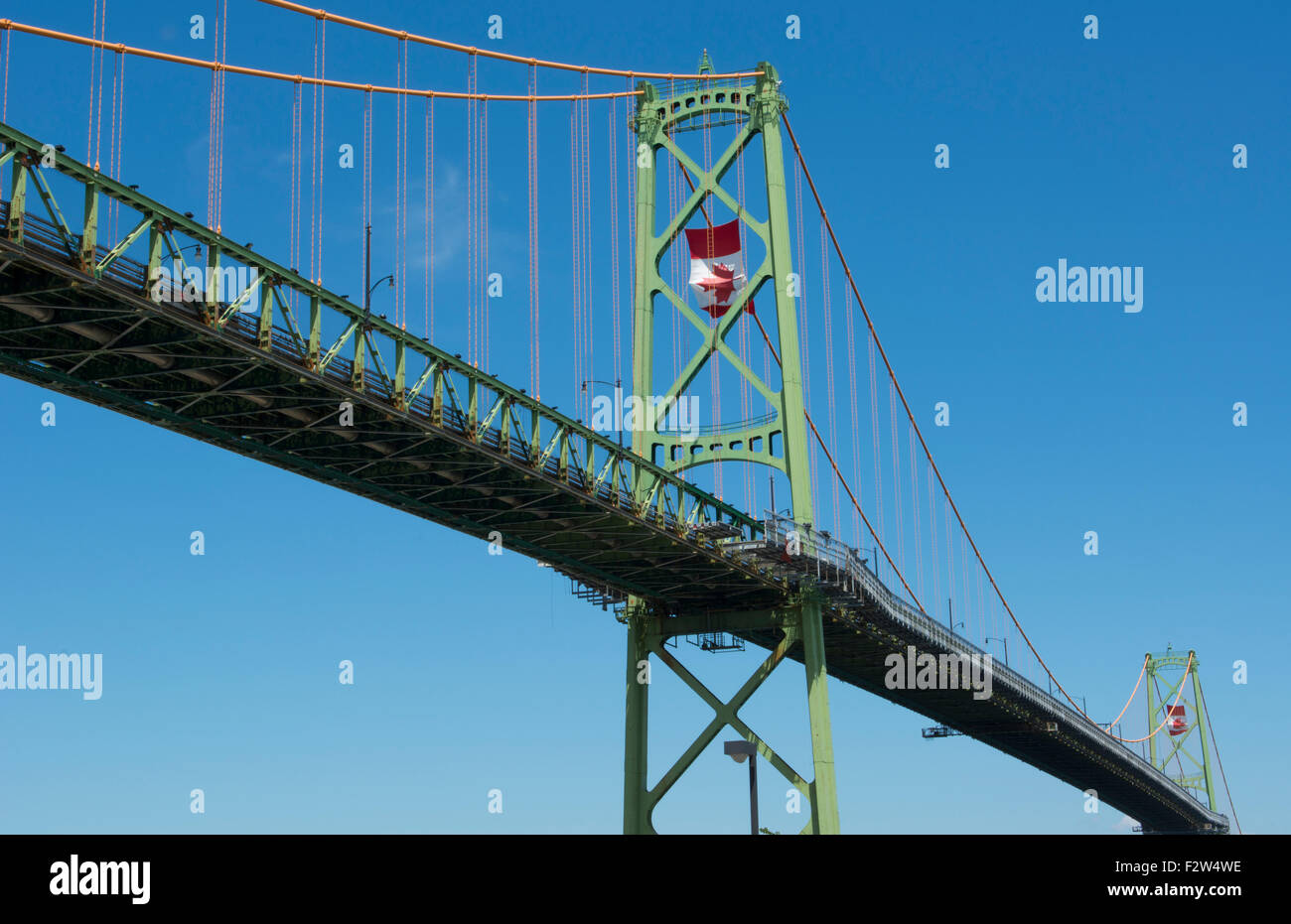 Canada Halifax Nova Scotia harbour with large famous bridge McKay
