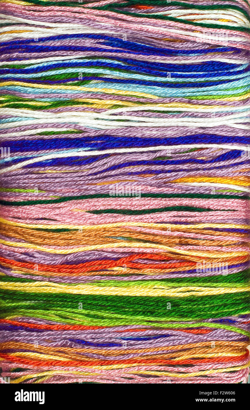colorful woolen thread Stock Photo - Alamy