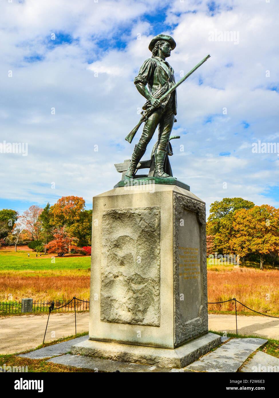 Historic Minuteman Statue Concord, Massachusetts, USA Stock Photo Alamy