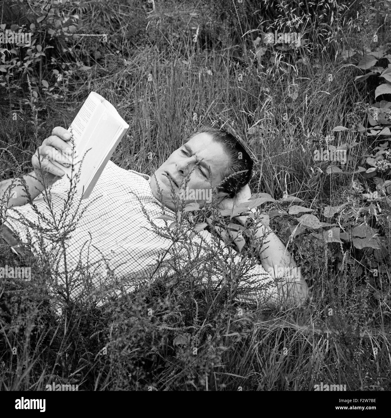 Deutscher Schauspieler Rudolf Prack in Hamburg, Deutschland 1960er Jahre. German actor Rudolf Prack at Hamburg, Germany 1960s. Stock Photo