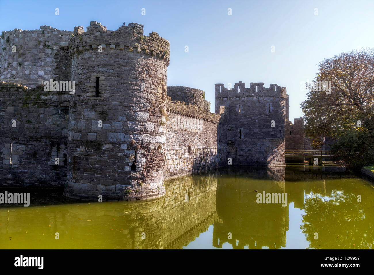 Beaumaris Castle,  Isle of Anglesey, Wales, United Kingdom Stock Photo