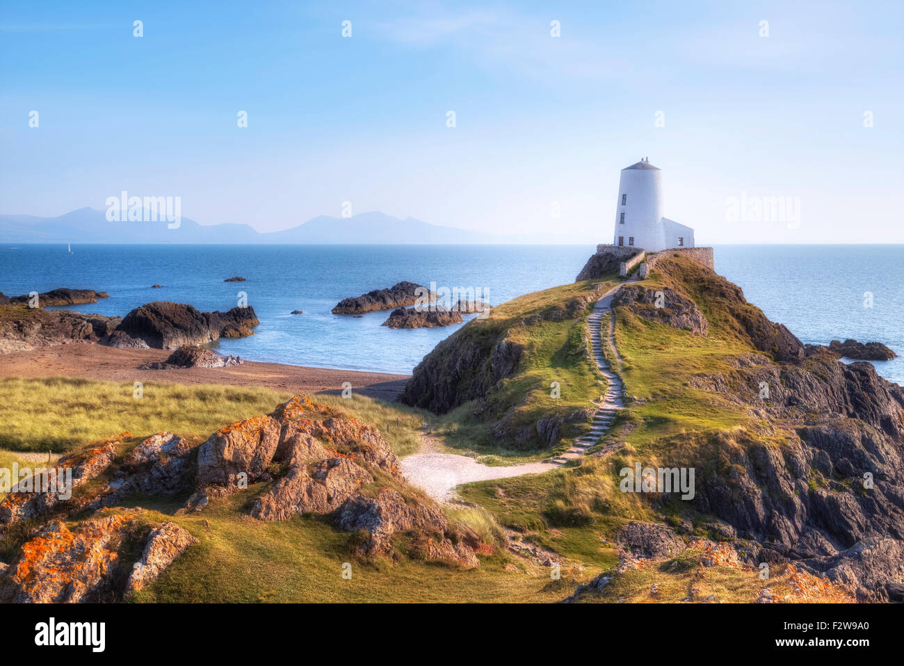 Ynys Llanddwyn, Anglesey, Wales, United Kingdom Stock Photo