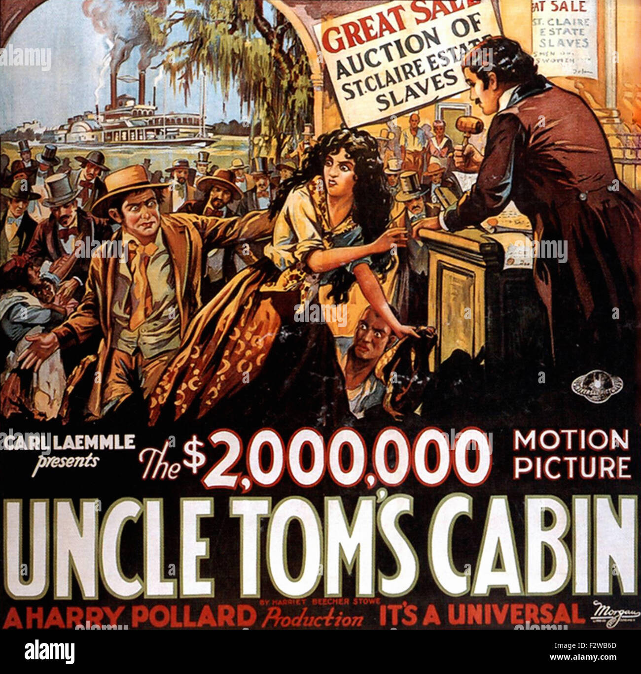 Uncle Tom's Cabin (1927) - Movie Poster Stock Photo - Alamy