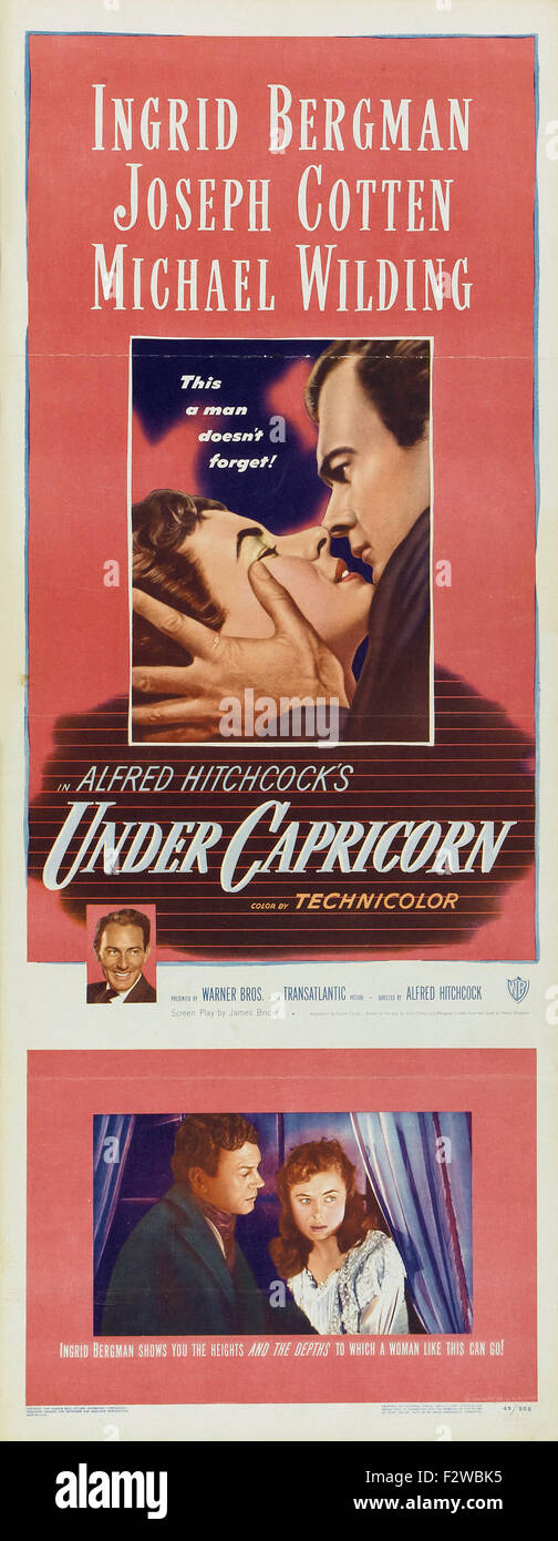 Under Capricorn Movie Poster Stock Photo Alamy