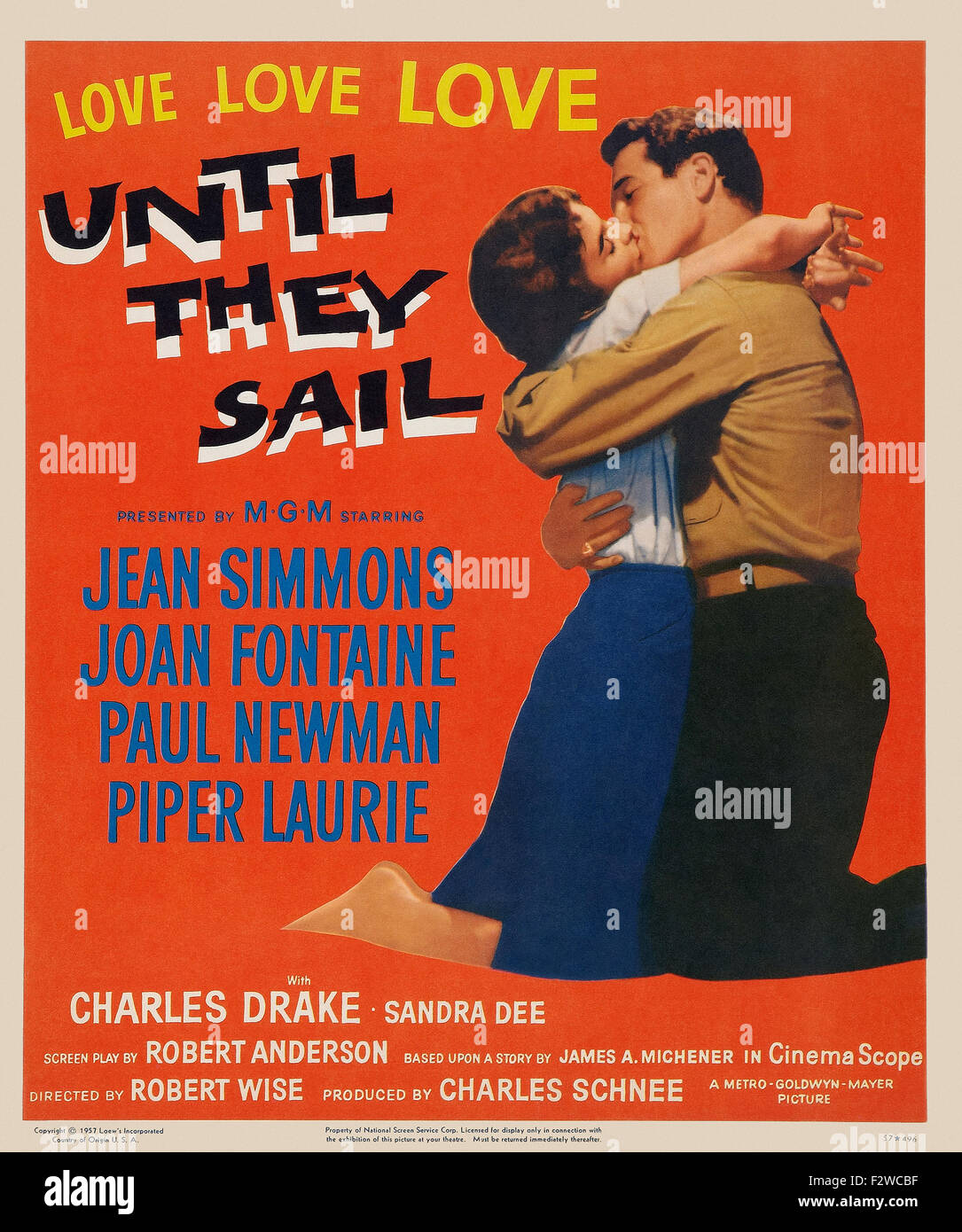 Until They Sail Movie Poster Stock Photo Alamy