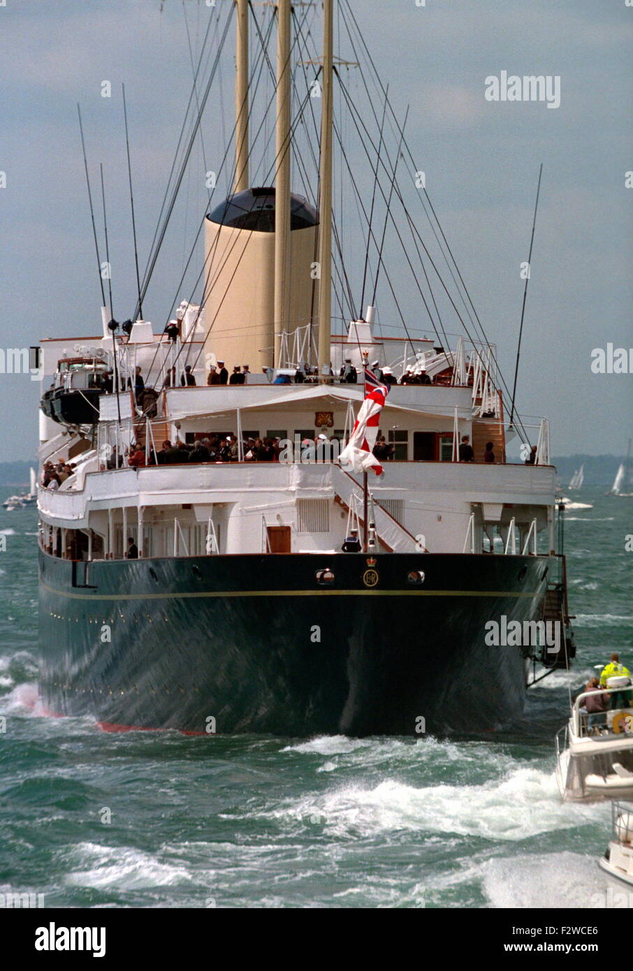 JUNE, 1994. SPITHEAD, ENGLAND. DDAY ANNIVERSARY ROYAL FLEET REVIEW ROYAL