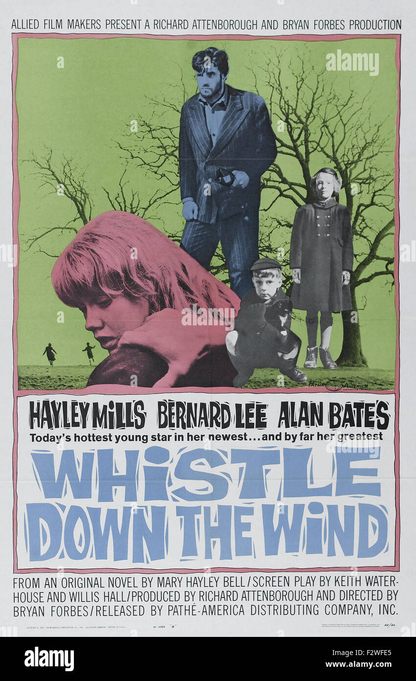 Whistle Down the Wind Movie Poster Stock Photo Alamy