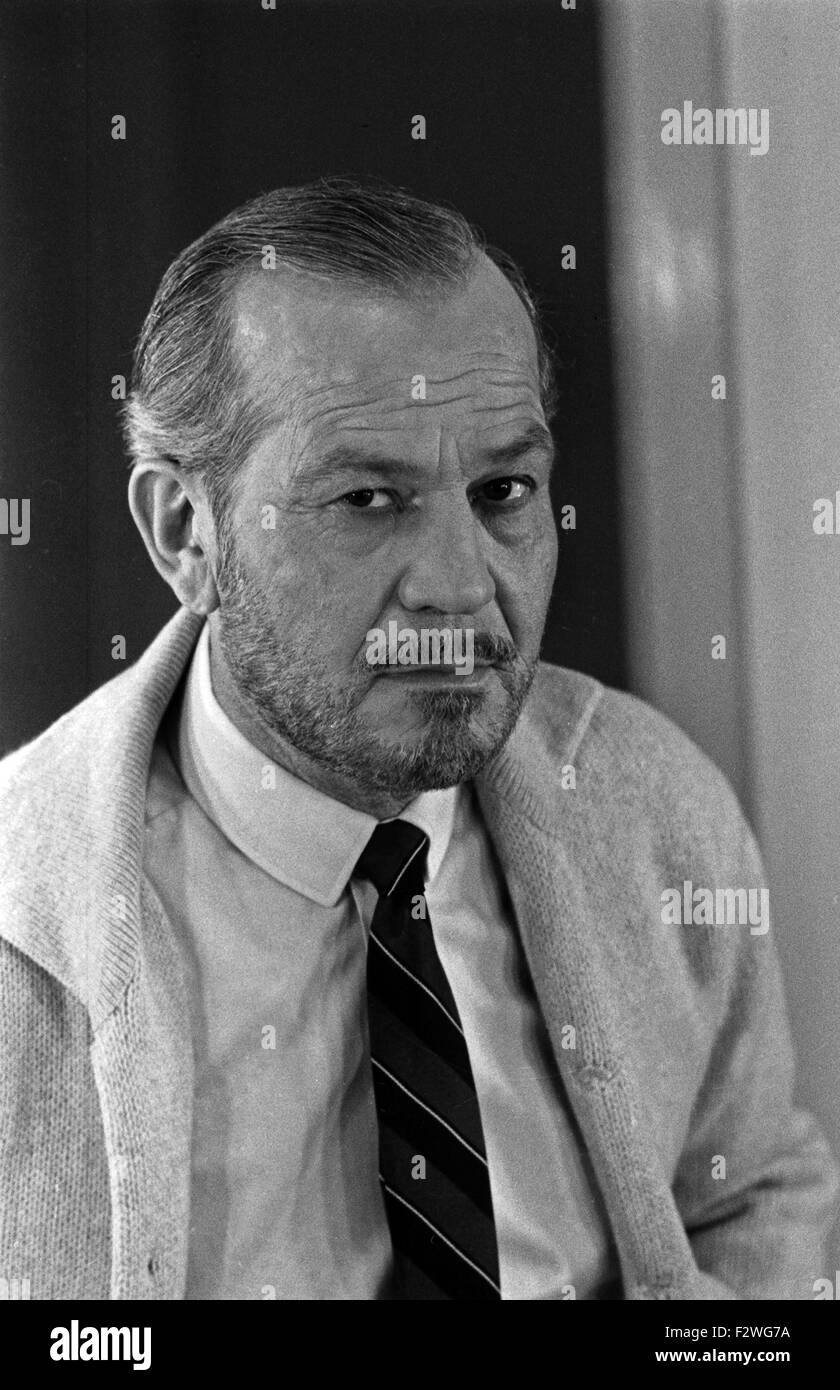 Deutscher Schauspieler Rene Deltgen, Deutschland 1960er Jahre. German actor Rene Deltgen, Germany 1960s. Stock Photo