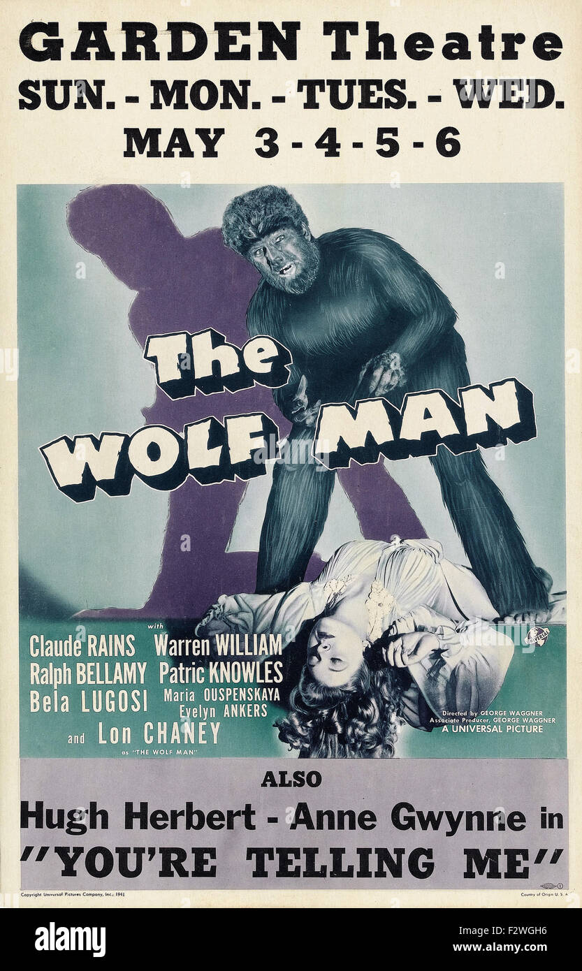 The wolf man 1941 hires stock photography and images Alamy