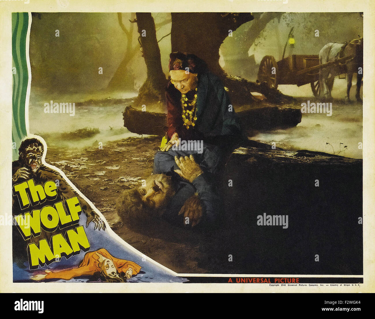 Wolf Man, The (1941) Movie Poster Stock Photo Alamy