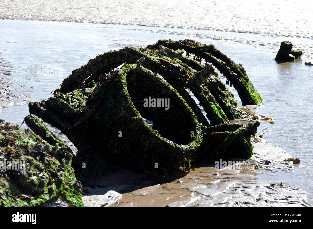 One of two XT Craft (miniature training submarines) that were tethered