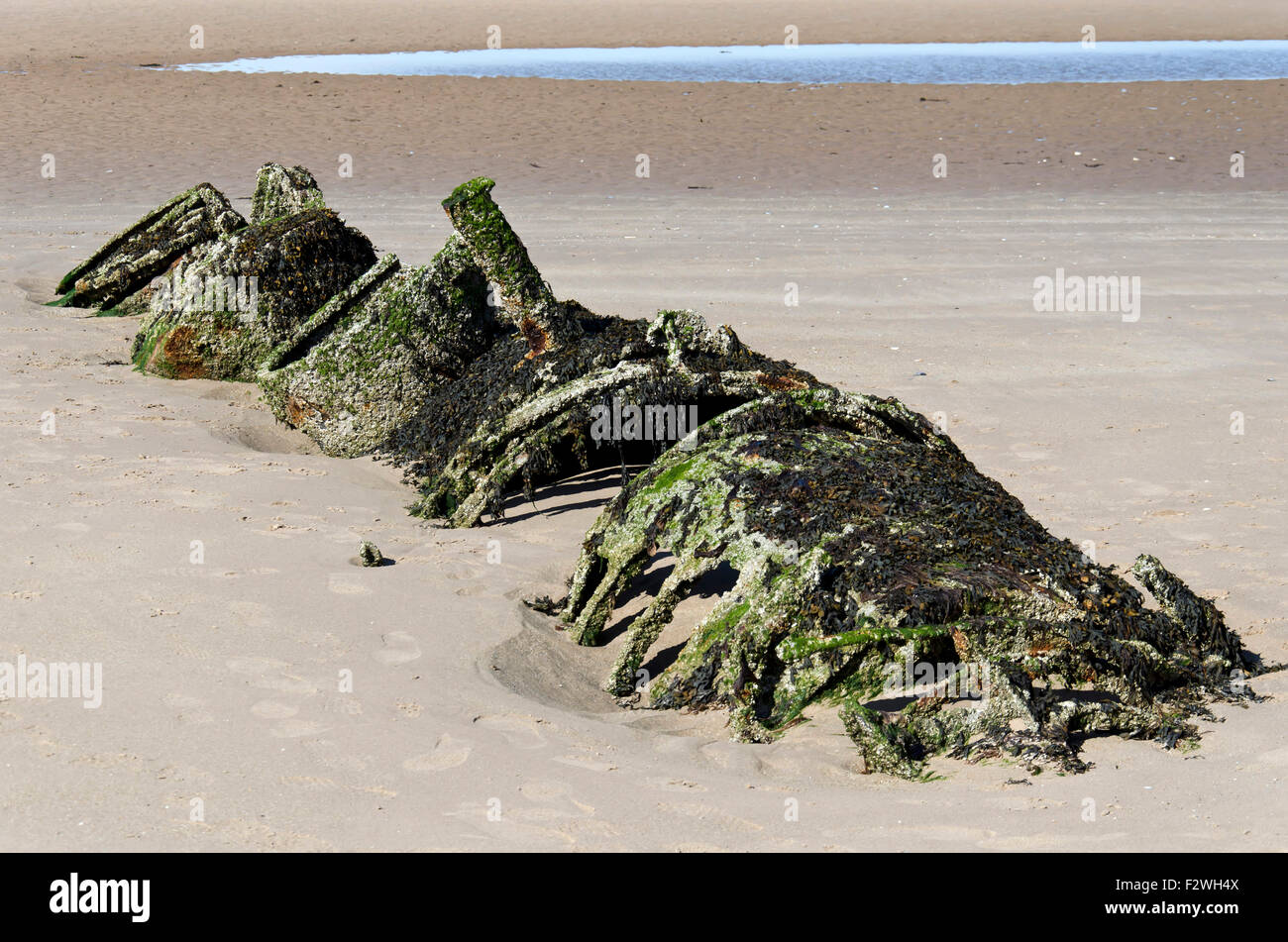 One of two XT Craft (miniature training submarines) that were tethered