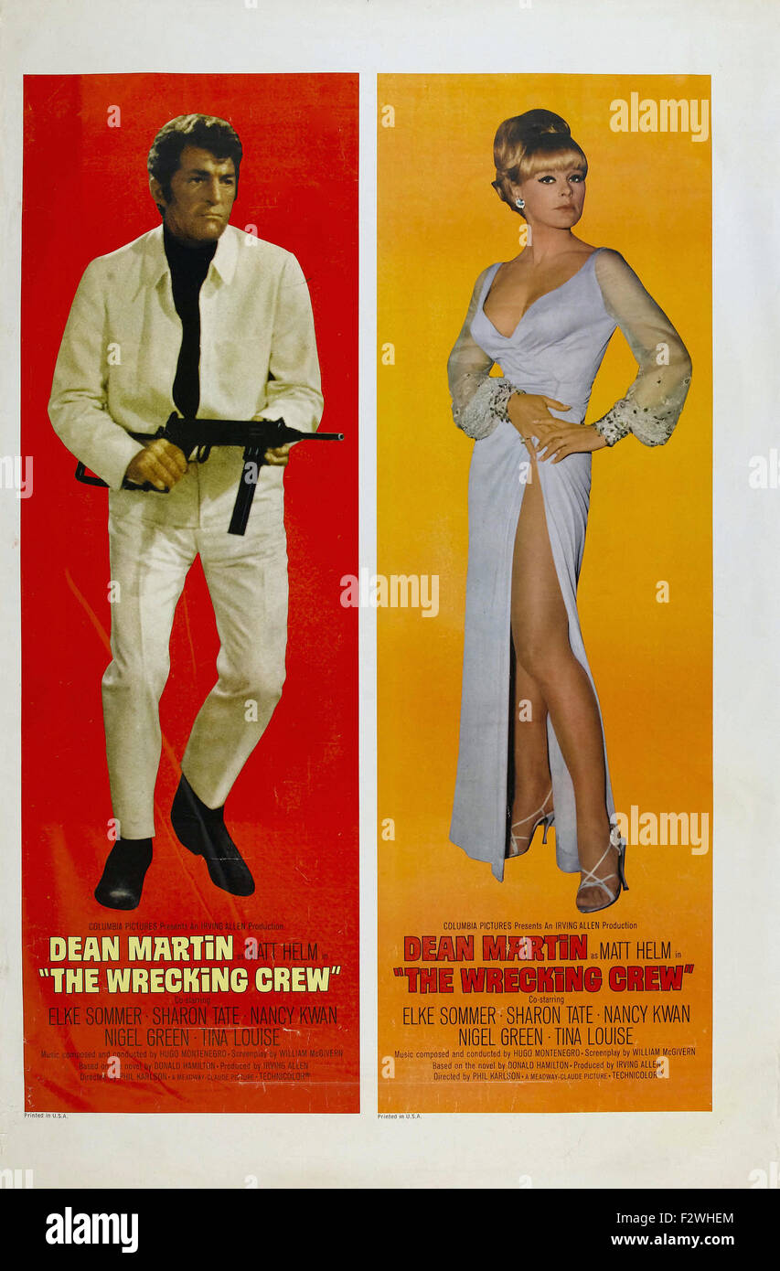 Wrecking Crew, The (1969) - Movie Poster Stock Photo