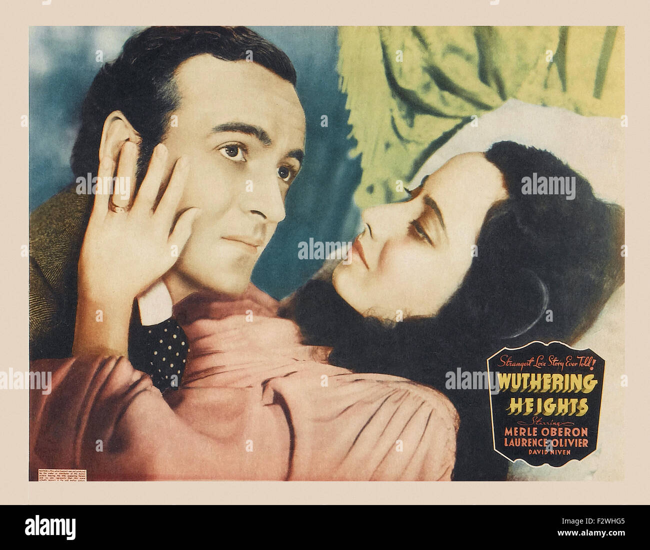 Wuthering Heights (1939) Movie Poster Stock Photo Alamy