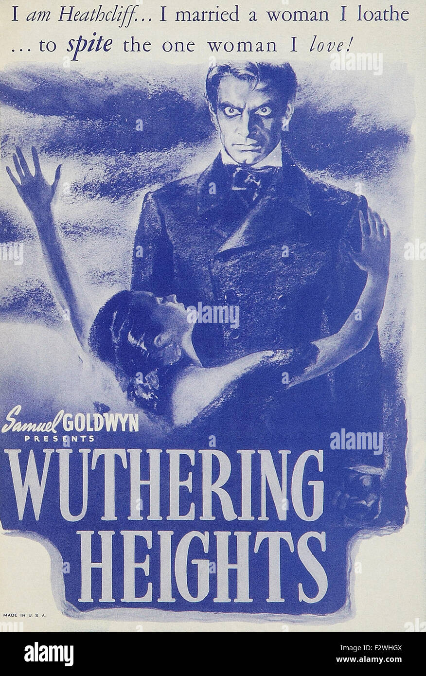 Wuthering Heights (1939) Movie Poster Stock Photo Alamy