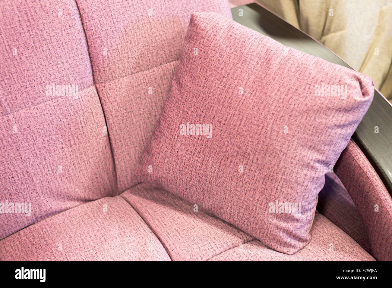 Beautiful Pillow on sofa at home Stock Photo Alamy