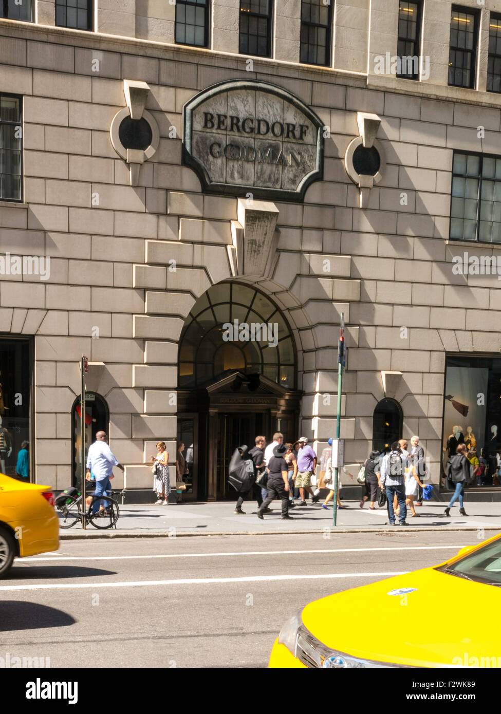 Bergdorf Goodman Department Store on Fifth Avenue, NYC Stock Photo